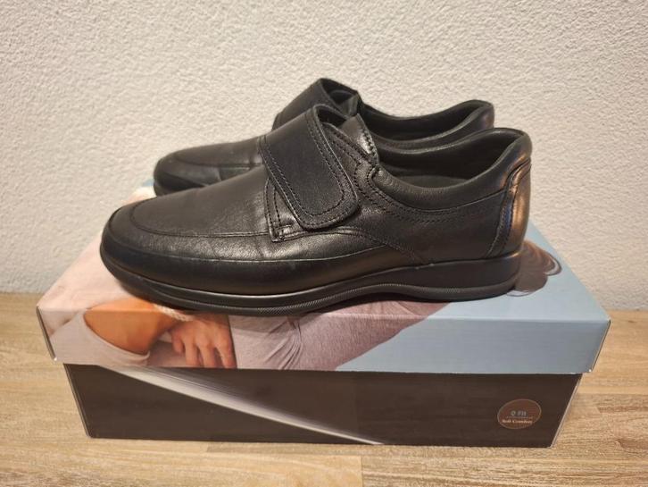 Q Fit Bonn klittenbandschoenen Soft Comfort maat 40, Kleding | Heren, Schoenen, Nieuw, Overige typen, Zwart, Ophalen of Verzenden