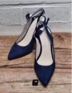 Kenneth Cole - Suedeleren sandalen maat 36 - Nieuw €140, Pumps, Blauw, Kenneth Cole, Nieuw