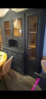 4 delig  buffetkast geschilderd, Huis en Inrichting, Kasten | Buffetkasten, Ophalen, Gebruikt, 200 cm of meer, Grenenhout