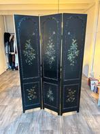 Antiek handbeschilderd kamerscherm, Ophalen, Zo goed als nieuw