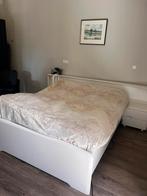 Bed 140x210cm, Ophalen, Zo goed als nieuw, Tweepersoons