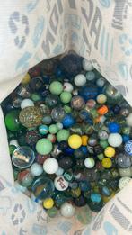 Grote zak knikkers met knikkerpotje, Ophalen, Gebruikt