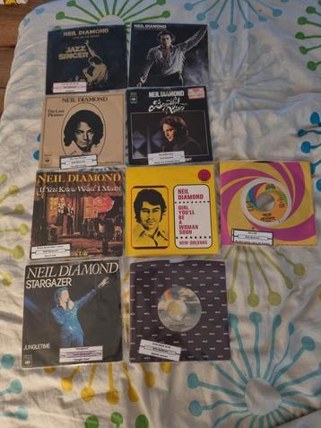 Neil Diamond 14 x vinyl singles te koop 