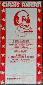 Efteling Circus.  Poster Circus ROBERTI.  * Zie tekst., Verzamelen, Ophalen, Zo goed als nieuw, Overige typen