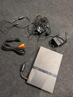 PlayStation 2 (PS2) Zonder Controller + Snoeren, Gebruikt, Zwart, Ophalen of Verzenden, Zonder controller