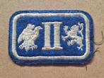 WWII US 2nd Corps patch, Verzamelen, Verzenden, Landmacht, Amerika, Embleem of Badge