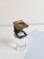 Antiek Koperen Loepje / Vergrootglas, Ophalen of Verzenden, Koper