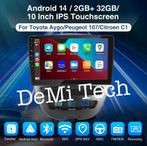 Peugeot 107 Citroen C1 Toyota Aygo 2GB/32GB CarPlay Nieuw!, Auto diversen, Autoradio's, Ophalen of Verzenden, Nieuw