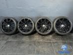 7-8mm! VW Caddy 20 inch Keskin zwarte velgen 5x112 winterban, Gebruikt, -, -, Banden en Velgen