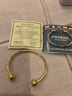 MONDIAL BIOREGULATOR GOUDEN TWIST MAGNEET ARMBAND MAAT L, Sieraden, Tassen en Uiterlijk, Armbanden, Ophalen of Verzenden, Zo goed als nieuw