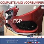 W205 AMG VOORBUMPER ORIGINEEL + DIAMOND GRIL Mercedes C Klas, Gebruikt, Voor, Mercedes-Benz, Ophalen of Verzenden