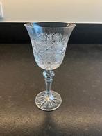 Geslepen kristal wijnglazen, Antiek en Kunst, Antiek | Glas en Kristal, Ophalen of Verzenden
