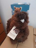 Inkari alpaca donkerbruin M. Als nieuw met doos, Ophalen of Verzenden, Zo goed als nieuw, Stoffen beer, Overige merken