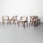 Vintage Deense (Kai Kristiansen) eetkamerstoelen, set van 6, Ophalen, Hout, Gebruikt, Overige kleuren