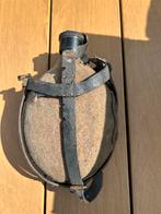 Ww2 Duitse veldfles met bijbehorend riempje, Ophalen of Verzenden