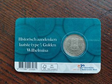 Historisch aandenken 1/2 gulden Wilhelmina - 1930 beschikbaar voor biedingen