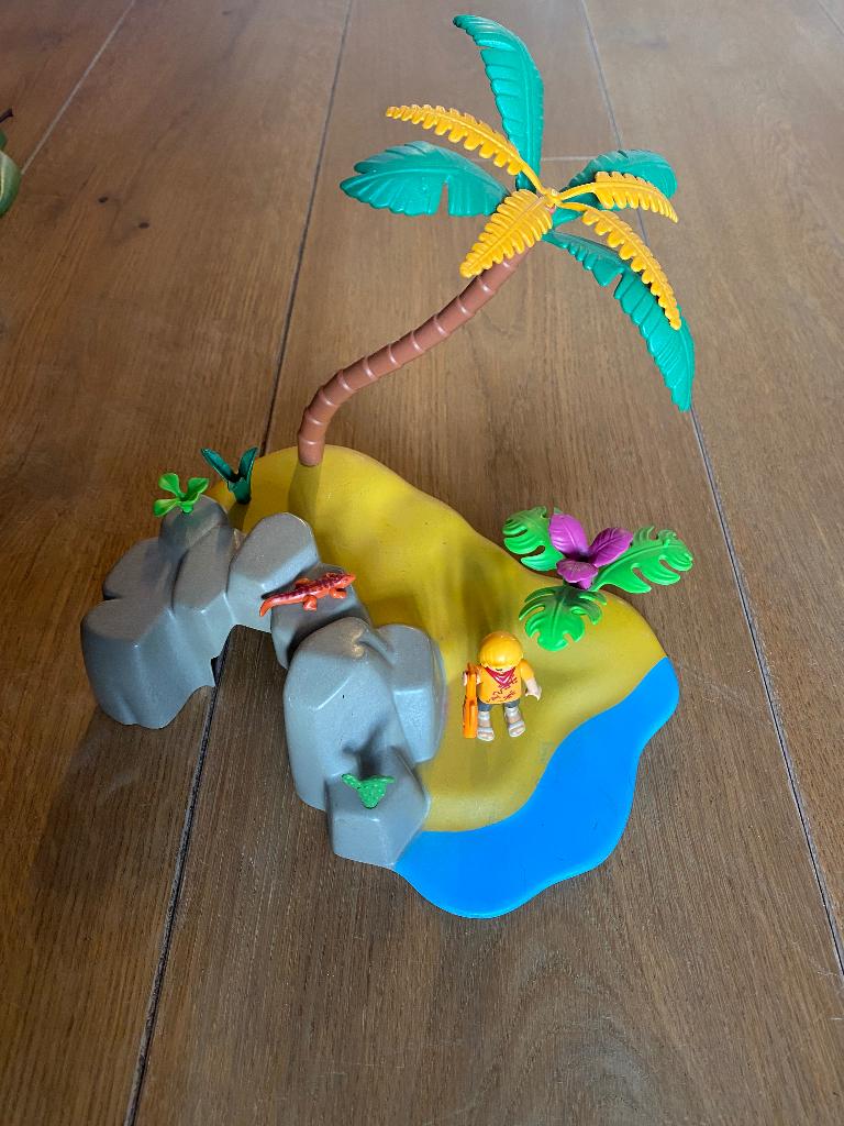 PLAYMOBIL - Eilandje, Kinderen en Baby's, Speelgoed | Playmobil, Ophalen of Verzenden, Zo goed als nieuw
