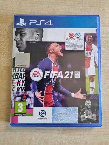 PS4 game FIFA21 beschikbaar voor biedingen