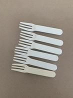 Fruitvorkjes Mepal 5 nieuwe + 1 gebruikte, Ophalen of Verzenden, Zo goed als nieuw, Rvs of Chroom