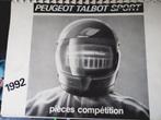 Peugeot Talbot Sport Catalogus 1992, Ophalen of Verzenden, Gelezen, Peugeot