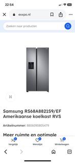 Samsung RS68A8821S9 Amerikaanse koelkast RVS, Ophalen, Gebruikt, 200 liter of meer, 60 cm of meer