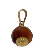 Carneool kornalijn 14k gouden vintage ketting hanger antiek, Sieraden, Tassen en Uiterlijk, Antieke sieraden, Ophalen of Verzenden