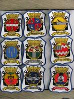 Diverse marine scheepsemblemen, Verzenden, Marine, Nederland, Embleem of Badge