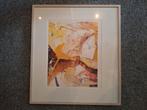 Litho 70/70 van kunstenares CMC (Marjan) Nagtegaal In lijst, Ophalen