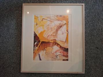 Litho 70/70 van kunstenares CMC (Marjan) Nagtegaal In lijst beschikbaar voor biedingen