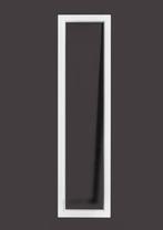 Kunststof Kozijn Vast  B50 H215cm Wit, Niet ingevuld, Kunststof, Raamkozijn, Niet ingevuld