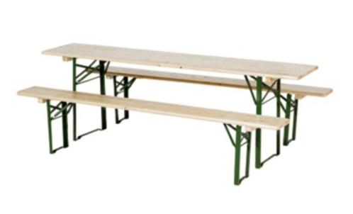 Bierbank of Biertafel, Tuin en Terras, Tuinbanken, Nieuw, Hout, Ophalen