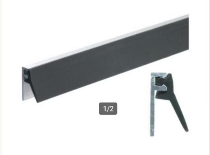 Aluminium Tochtstrip AIB4-N 2,20 meter lang.€ 1,25 per meter, Doe-het-zelf en Verbouw, Isolatie en Afdichting, Nieuw, Overige materialen