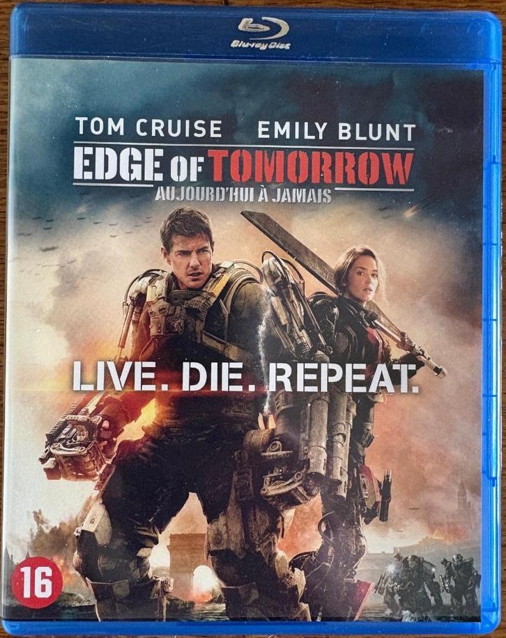 Edge of Tomorrow (Tom Cruise, science-fiction), Cd's en Dvd's, Blu-ray, Zo goed als nieuw, Science Fiction en Fantasy, Ophalen of Verzenden