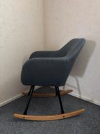 Schommelstoel blauw/grijs - Keurige staat!, Ophalen, 75 tot 100 cm, Zo goed als nieuw, Stof