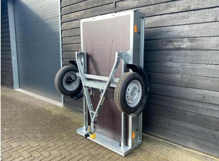 Aanhangwagen inklapbaar 2 x gebruikt dus zgan, Auto diversen, Aanhangers en Bagagewagens, Zo goed als nieuw, Ophalen