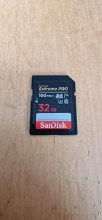 NOOIT GEBRUIKT! SanDisk Extreme PRO SD kaart (32gb), SD, Sandisk Extreme, 32 GB, Nieuw