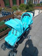 Duo wagen topmark buggy tweeling wagen, Kinderen en Baby's, Buggy's, Ophalen, Zo goed als nieuw