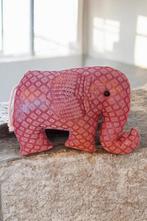 Handgemaakte knuffel olifant uit Thailand, Ophalen of Verzenden, Nieuw, Olifant