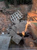 Gratis stenen en tegels, Tuin en Terras, Ophalen, Gebruikt, 5 tot 10 m², Beton