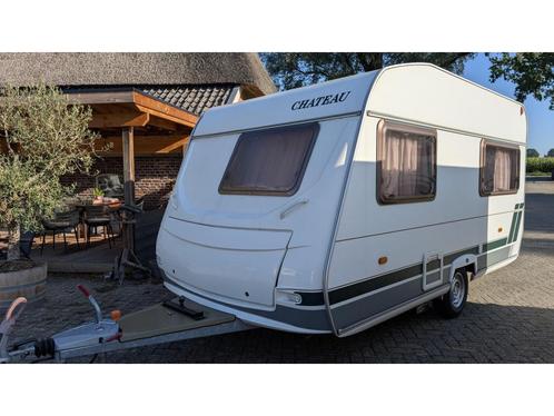390 ct fransbed en zitje slechts 1200 kg max mover en isabel, Caravans en Kamperen, Caravans, Bedrijf, tot en met 4, Treinzit