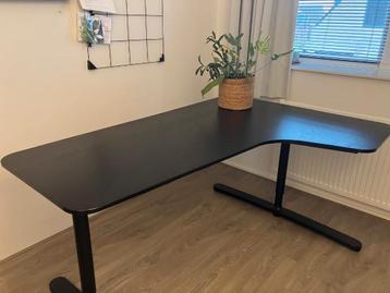 Ikea hoekbureau zwart 49,- - afbeelding 2