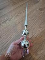 Zilveren  kerst piek van glas, Ophalen of Verzenden, Gebruikt