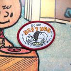 Snoopy opnaai plaatje badge patch applicatie, Verzamelen, Stripfiguren, Verzenden, Snoopy, Nieuw, Gebruiksvoorwerp