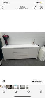 Witte dressoir, Huis en Inrichting, Kasten | Dressoirs, Ophalen of Verzenden, Gebruikt, 25 tot 50 cm, 50 tot 100 cm
