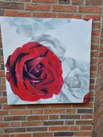 -	Schilderij canvas mer roos, Huis en Inrichting, Ophalen of Verzenden, 'T Olde Gre-j, Info@toldegrej.nl, Endepoelstraat 20f Didam