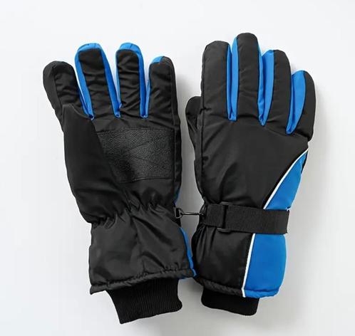 Skihandschoenen handschoenen Ski Gloves zwart blauw maat L, Kinderen en Baby's, Kinderkleding | Mutsen, Sjaals en Handschoenen