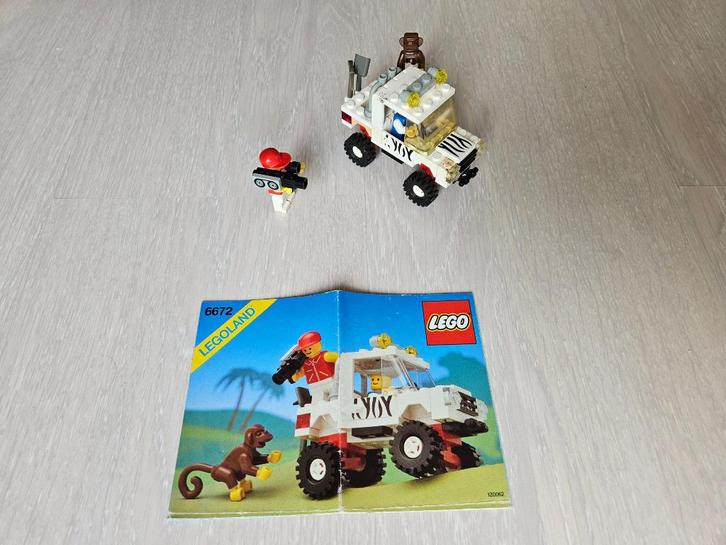 Lego Legoland 6672 Safari Off Road Vehicle, Kinderen en Baby's, Speelgoed | Duplo en Lego, Gebruikt, Lego, Complete set, Ophalen of Verzenden