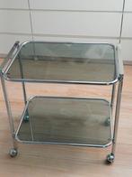 Vintage serveerwagen met rookglas, Ophalen, Gebruikt