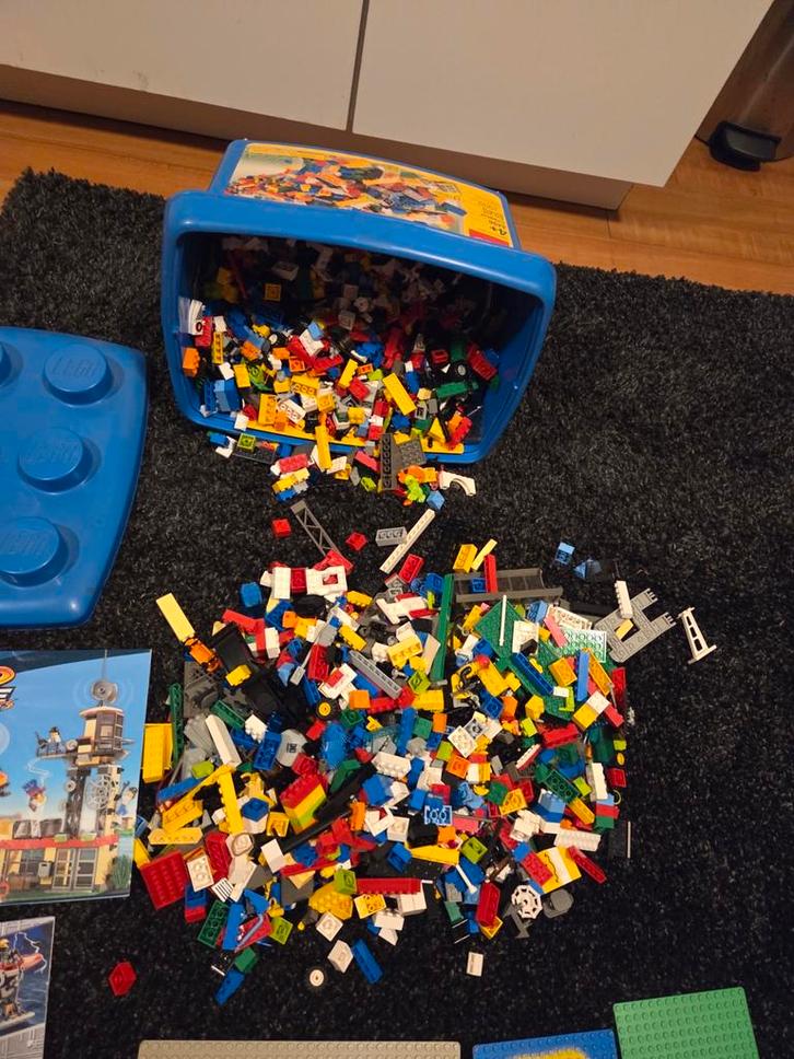 Grote partij Lego stenen en basisplaten, Kinderen en Baby's, Speelgoed | Duplo en Lego, Gebruikt, Lego, Losse stenen, Ophalen of Verzenden