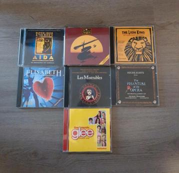 Musical CDs €2 p.s. beschikbaar voor biedingen